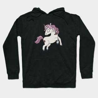 Zombie Unicorn Doodle // Funny Halloween Zombie Animal Hoodie